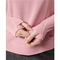 Stio Trax Power Grid Crew - Women's - Rustic Rose