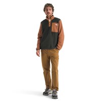 The North Face Yumiori 1/4 Zip - Men's - Asphalt Grey / Burnt Umber / Summit Gold