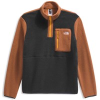 The North Face Yumiori 1/4 Zip - Men's - Asphalt Grey / Burnt Umber / Summit Gold