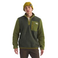 The North Face Yumiori 1/4 Zip - Men's - New Taupe Green / Woodland Green / Deep Dijon