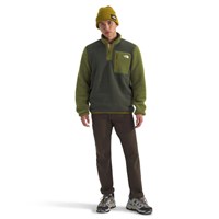 The North Face Yumiori 1/4 Zip - Men's - New Taupe Green / Woodland Green / Deep Dijon