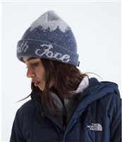The North Face Cabin Mountainscape Beanie - Lunar Blue / Blue Flax