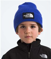 The North Face Box Logo Cuffed Beanie - Youth - TNF Blue