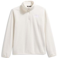 The North Face Glacier 1/4 Zip Pullover - Youth - White Dune