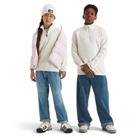 The North Face Glacier 1/4 Zip Pullover - Youth - White Dune