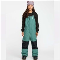 Volcom Barkley Insulated Bib Overall - Boy's - Spruce Green