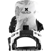 Bent Metal Lightning Supermatic Snowboard Bindings - Unisex - White