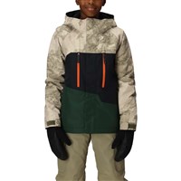 686 Geo Insulated Jacket - Boy's - Limestone Hemisphere Clrblk - Front