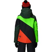 686 Snaggletooth Owen Insulated Jacket - Boy's - Borealis Green Colorblock