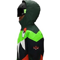 686 Snaggletooth Owen Insulated Jacket - Boy's - Borealis Green Colorblock