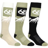 686 Snow Caps Sock - 3 Pack - Men's