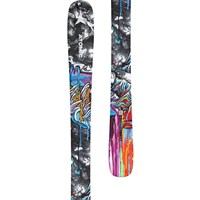 Atomic Bent Jr Skis - Black / Multi - tip and tail