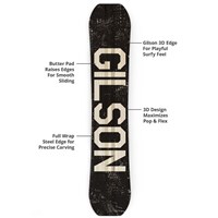 Gilson Duel Flat To Rocker Snowboard - Men's