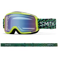 Smith Daredevil OTG Goggle - Youth - Electric Lime Left Turn Frame w/ Blue Sensor Mirror Lens (M006713R599ZF) - FRONT