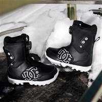 DC Scout Boa Snowboard Boots - Youth - Black / White