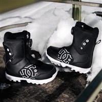 DC Scout Boa Snowboard Boots - Youth - Black / White