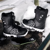 DC Scout Boa Snowboard Boots - Youth - Black / White