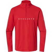 Descente Chest Logo T-Neck - Men's - Electric Red - FRONT