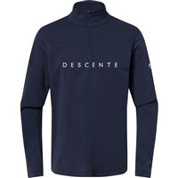 Descente Chest Logo T-Neck - Men's - Dark Night - FRONT