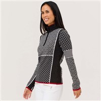 Krimson Klover Pow Zip Neck - Women's - Heather Black - side