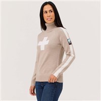 Krimson Klover Geneva Turtleneck - Women's - Oat - side