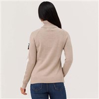 Krimson Klover Geneva Turtleneck - Women's - Oat - back