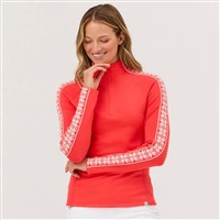 Krimson Klover Slalom Zip Neck - Women's - Radiant Red - front