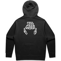 Crab Grab Chopped Hoodie - Men's - Black - back