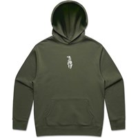 Crab Grab Chopped Hoodie - Men's - Green - front