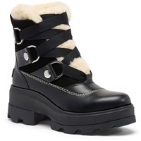 Sorel FRWD Cozy Waterproof Boot - Women's - Black / Black - angle outside