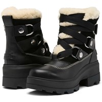 Sorel FRWD Cozy Waterproof Boot - Women's - Black / Black - front to back