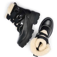 Sorel FRWD Cozy Waterproof Boot - Women's - Black / Black - over top