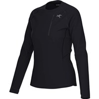 Arc'teryx Kyanite Crew Baselayer - Women's - Black - ANGLE
