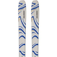 Salomon QST 106 Skis - Unisex - Almond Milk / Race Blue / Black - TIPS