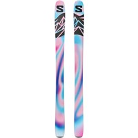 Salomon QST 106 Skis - Unisex - Almond Milk / Race Blue / Black - BASES