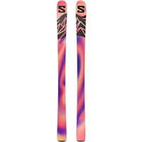 Salomon QST 94 Skis - Unisex - Black / Almond Milk / Fusion Coral - BASES