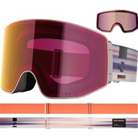 Salomon Sentry Prime Sigma Goggles (with Extra Lens) - Rainy Day Frame w/ Sigma Poppy Red + Light Blue Lenses (L47894200) - GOGGLE AND STRAP