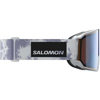 Salomon S/View 3 ML Goggles - Ice Flow Frame w/ ML Light Blue Lens (L47921500) - FACING RIGHT
