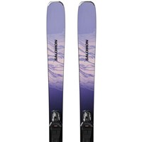 Salomon Stance 84 W Skis + Salomon M 11 GW Bindings - Women's - Sweet Lavender / Bleached Denim / Fairy Tale - TIPS
