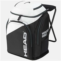 Head Rebels Coaches Backpack - Black / White / Speed Blue - front seat out