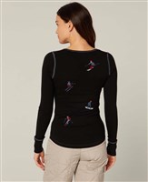 Alp-N-Rock Slope II Henley Shirt - Women's - Black - back