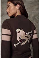 Alp-N-Rock Rory Full Zip Cardigan - Women's - Coffee - back close up