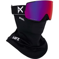 Anon M5 Toric Goggles + Bonus Lens - Black Frame w/ Perceive Sunny Red Lens (2394312Z58)