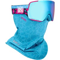 Anon M5S Toric Goggles + Bonus Lens + MFI Face Mask - Pink Tides Frame w/ Perceive Variable Blue Lens (2394712EY5)