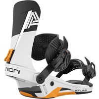 Union Atlas Snowboard Bindings - Men's - White / Orange
