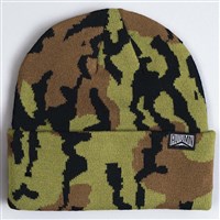 Autumn Old Growth Camo Beanie - Dark Sand