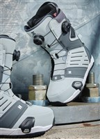 DC Judge Step On Double Boa Snowboard Boots - Men's - Dark Grey / Grey