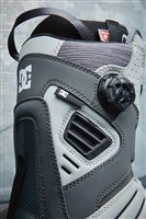 DC Judge Step On Double Boa Snowboard Boots - Men's - Dark Grey / Grey