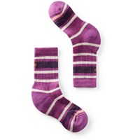 Smartwool Hike Light Cushion Striped Crew Socks - Kids