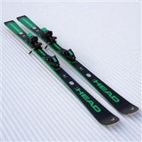Head Supershape E-Magnum Skis + Tyrolia Protector 11 GW Bindings - Men's - flat